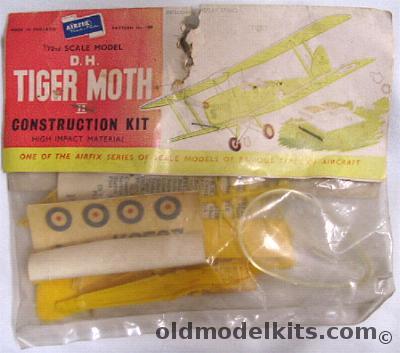 Airfix 1/72 DH Tiger Moth - First Logo Bagged, 1400 plastic model kit
